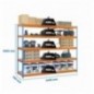 SIMONFORTE 2407-5 CHIPBOARD AZUL/NARANJA/MADER