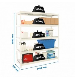 SIMONFORTE 2407-5 METAL BLANCO/GALVA