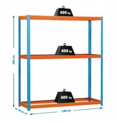 SIMONFORTE 2409-3 AZUL/NARANJA