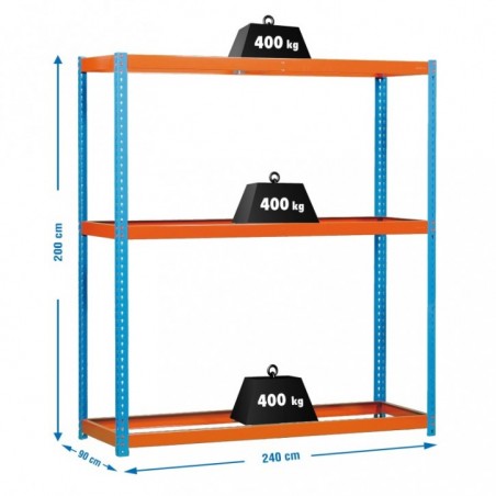 SIMONFORTE 2409-3 AZUL/NARANJA