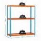 SIMONFORTE 2409-3 AZUL/NARANJA