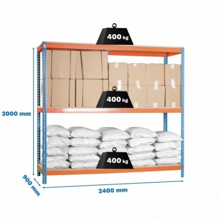 SIMONFORTE 2409-3 CHIPBOARD AZUL/NARANJA/MADER