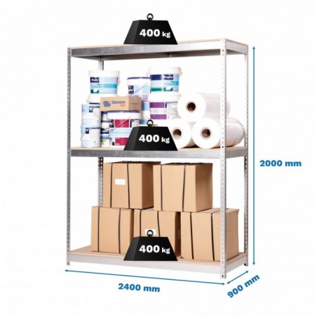 SIMONFORTE 2409-3 CHIPBOARD GALVA/MADERA