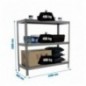 SIMONFORTE 2409-3 METAL GRIS/GALVA