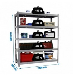 SIMONFORTE 2409-5 METAL GRIS/GALVA