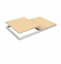 SIMONFORTE EA 1807 CHIPBOARD BLANCO/MADERA