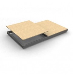 SIMONFORTE EA 1807 CHIPBOARD GRIS/MADERA