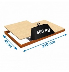 SIMONFORTE EA 2104 CHIPBOARD NARANJA/MADERA