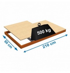 SIMONFORTE EA 2106 CHIPBOARD NARANJA/MADERA