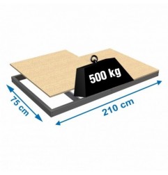 SIMONFORTE EA 2107 CHIPBOARD GALVA/MADERA