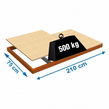 SIMONFORTE EA 2107 CHIPBOARD NARANJA/MADERA