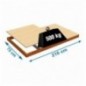 SIMONFORTE EA 2107 CHIPBOARD NARANJA/MADERA