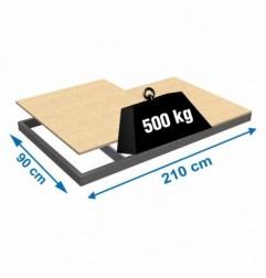 SIMONFORTE EA 2109 CHIPBOARD GALVA/MADERA