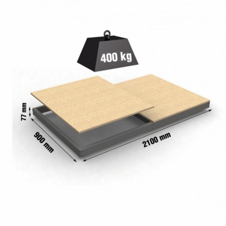 SIMONFORTE EA 2109 CHIPBOARD GRIS/MADERA