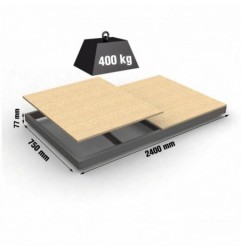 SIMONFORTE EA 2407 CHIPBOARD GRIS/MADERA