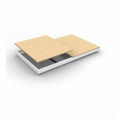 SIMONFORTE EA 2409 CHIPBOARD BLANCO/MADERA