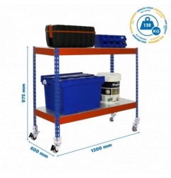 SIMONFORTE MOB. 1206-2 METAL 900 AZUL/NAR/GALV