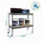 SIMONFORTE MOB.1204-2 CHIPBOARD 900 GRIS/MAD