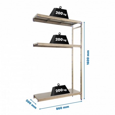 SIMONINOX ADITIONAL  3SS/1600x860x500