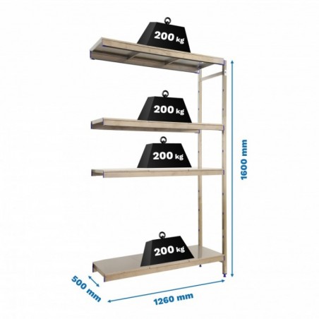 SIMONINOX ADITIONAL  4SS/1600x1260x500