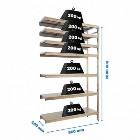 SIMONINOX ADITIONAL 7SS/2000x860x500