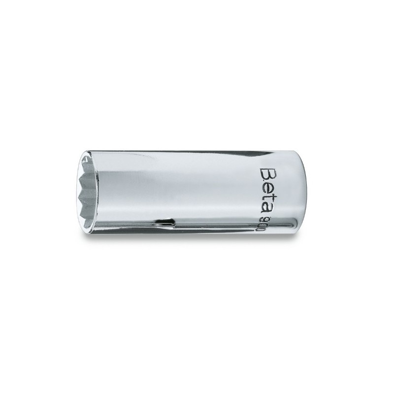 900AS-MBL 7/16 Vaso de 1/4&quot, poligonal largo, cromado