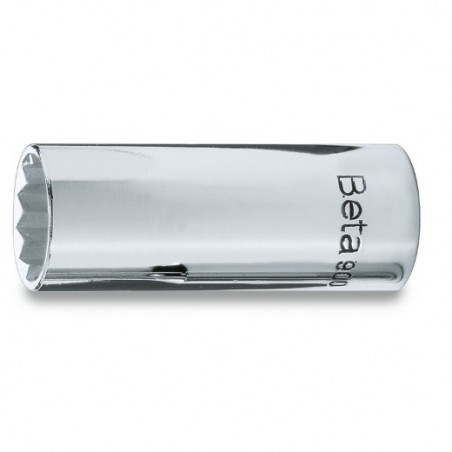 900AS-MBL 7/16 Vaso de 1/4&quot, poligonal largo, cromado