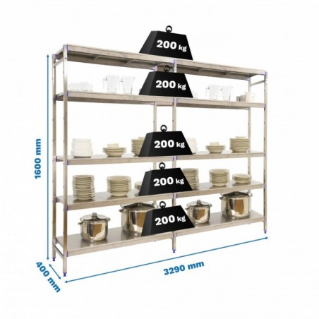 SIMONINOX INITIAL 5SS/1600x3290x400
