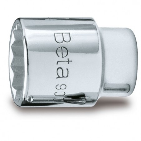 900AS-MB 9/16 Vaso de 1/4&quot, poligonal, cromado