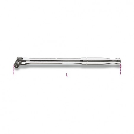900M/35 Mango articulado de 1/4&quot,, con mango de metal