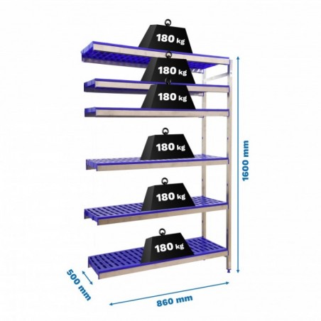 SIMONINOX ADITIONAL 6PP/1600x860x500