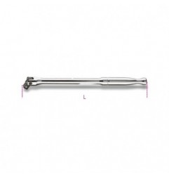 910M/35 Mango articulado de 3/8&quot,, con mango de metal cromado