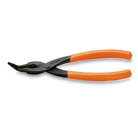 1033 180 Alicate para retenes interiores de bocas acodadas 45°, con mangos recubiertos con PVC