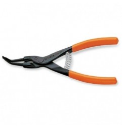 1037 140X09 Alicate para retenes exteriores de bocas acodadas 45°, con mangos recubiertos con PVC