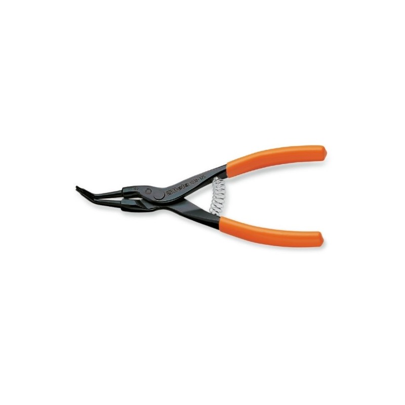 1037 140X13 Alicate para retenes exteriores de bocas acodadas 45°, con mangos recubiertos con PVC