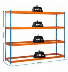 ECOFORTE 1204-4 AZUL/NARANJA