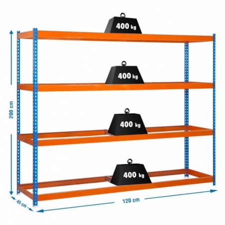 ECOFORTE 1204-4 AZUL/NARANJA