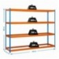 ECOFORTE 1204-4 AZUL/NARANJA