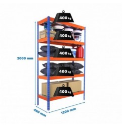 ECOFORTE 1204-5 AZUL/NARANJA