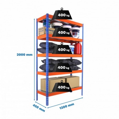 ECOFORTE 1204-5 AZUL/NARANJA