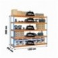 ECOFORTE 1204-5 CHIPBOARD AZUL/NARANJA/MADER