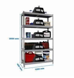 ECOFORTE 1204-5 METAL GRIS/GALVA