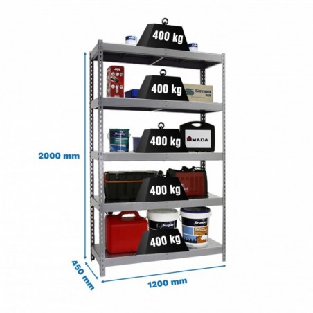 ECOFORTE 1204-5 METAL GRIS/GALVA