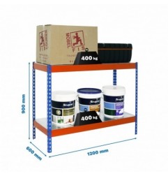 ECOFORTE 1206-2 METAL 900 AZUL/NARANJA/GALVA