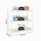 ECOFORTE 1206-3 METAL BLANCO/GALVA
