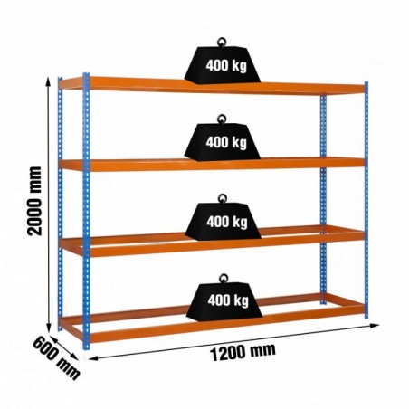 ECOFORTE 1206-4 AZUL/NARANJA