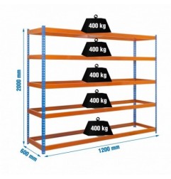 ECOFORTE 1206-5 AZUL/NARANJA