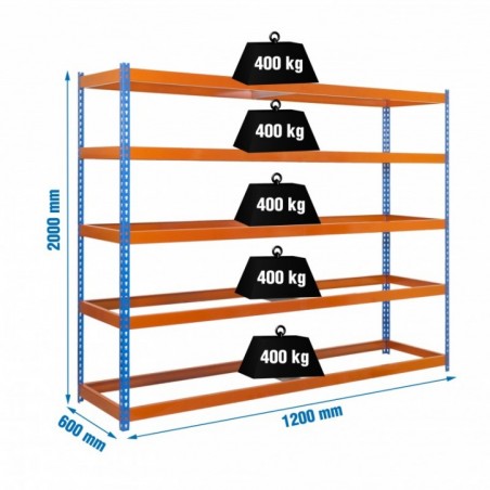 ECOFORTE 1206-5 AZUL/NARANJA