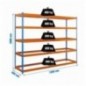 ECOFORTE 1206-5 AZUL/NARANJA