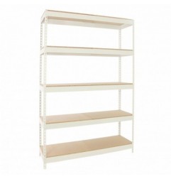 ECOFORTE 1206-5 CHIPBOARD BLANCO/MADERA